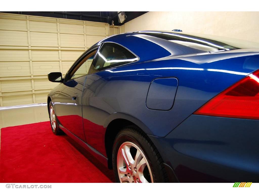 2006 Accord EX Coupe - Sapphire Blue Pearl / Ivory photo #9