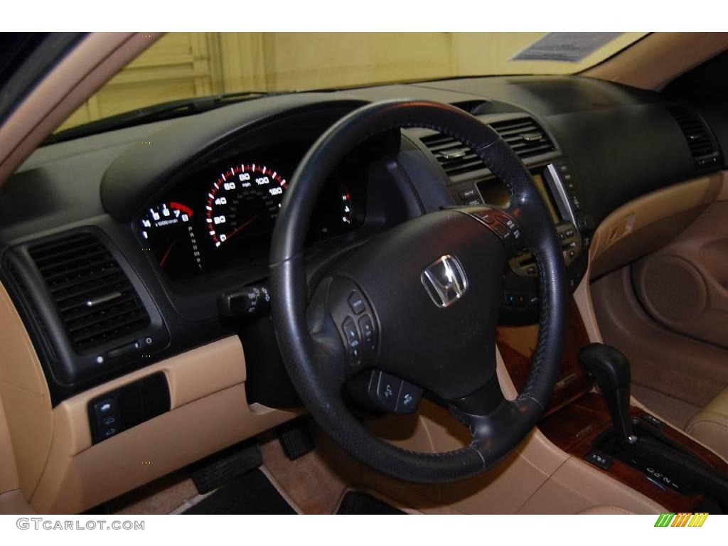 2006 Accord EX Coupe - Sapphire Blue Pearl / Ivory photo #16