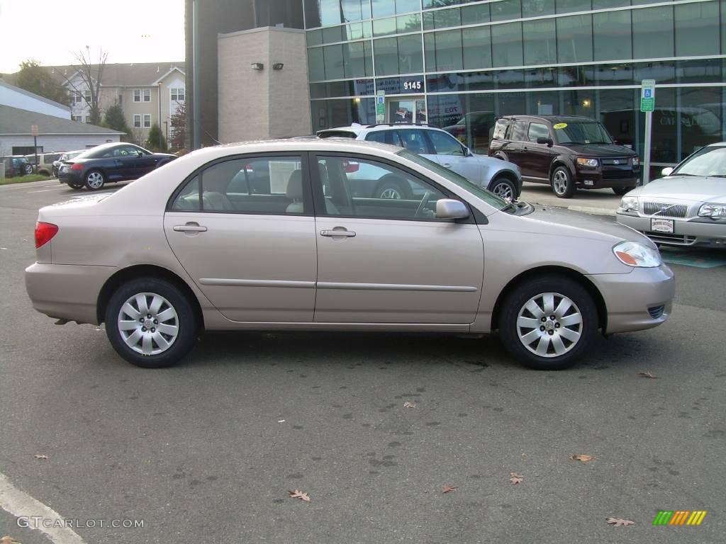 2003 Corolla LE - Sandrift Metallic / Pebble Beige photo #1