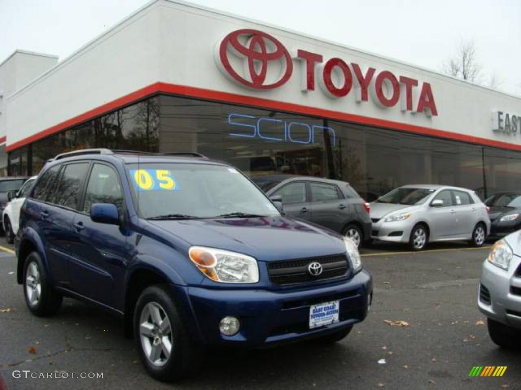 2005 RAV4 4WD - Spectra Blue Mica / Dark Charcoal photo #1