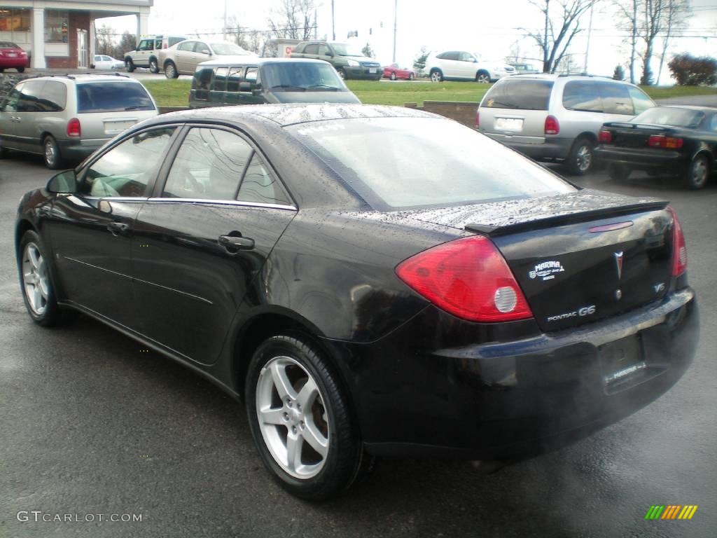2007 G6 V6 Sedan - Black / Ebony photo #7