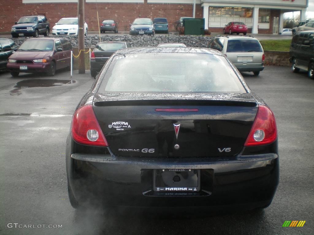 2007 G6 V6 Sedan - Black / Ebony photo #8