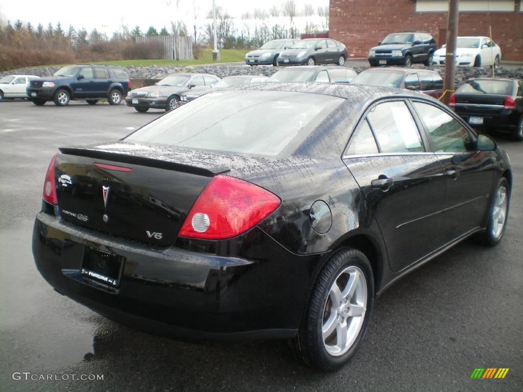 2007 G6 V6 Sedan - Black / Ebony photo #9