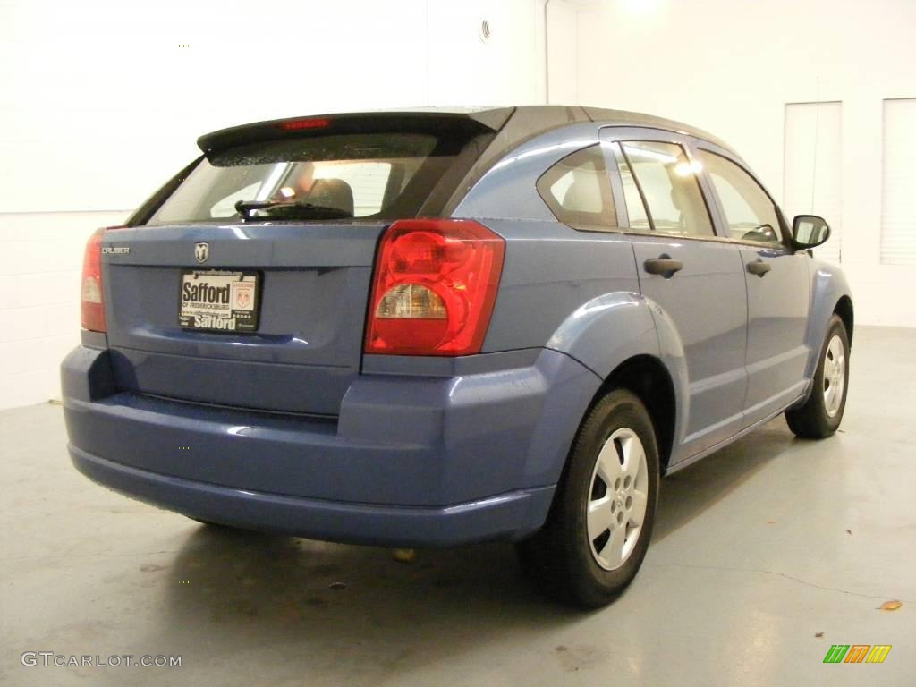 2007 Caliber SE - Marine Blue Pearl / Pastel Slate Gray photo #4