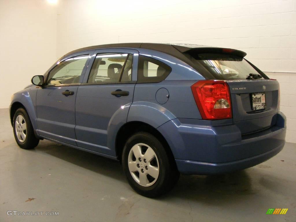 2007 Caliber SE - Marine Blue Pearl / Pastel Slate Gray photo #6