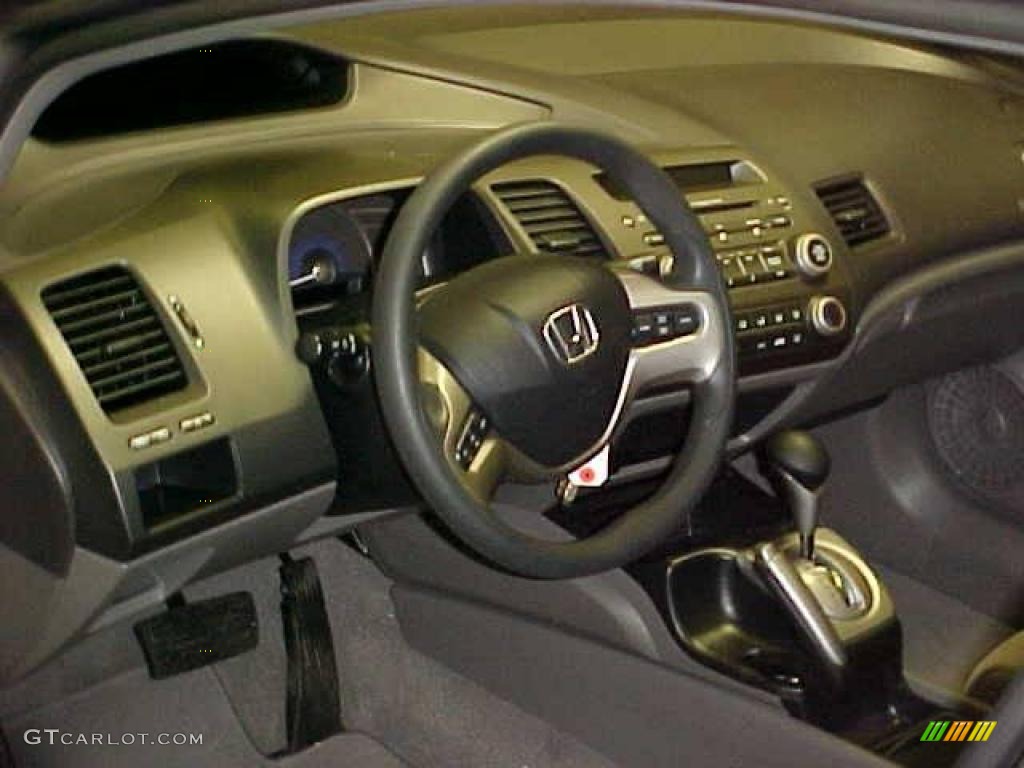 2007 Civic EX Sedan - Galaxy Gray Metallic / Gray photo #16
