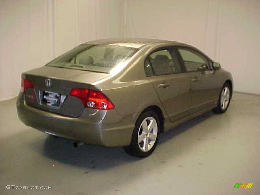 2007 Civic EX Sedan - Galaxy Gray Metallic / Gray photo #23