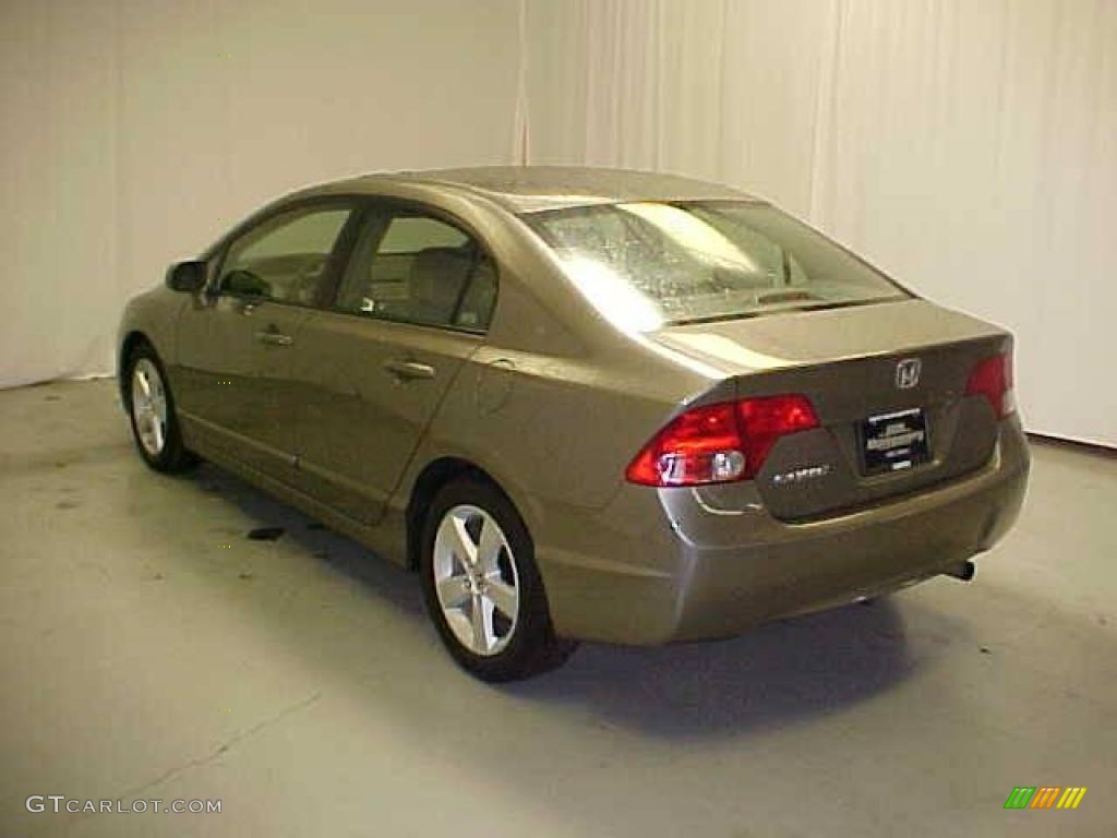 2007 Civic EX Sedan - Galaxy Gray Metallic / Gray photo #24