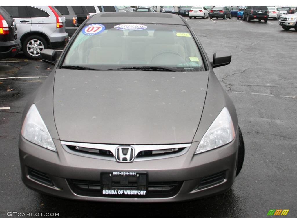 2007 Accord EX Sedan - Carbon Bronze Pearl / Ivory photo #2