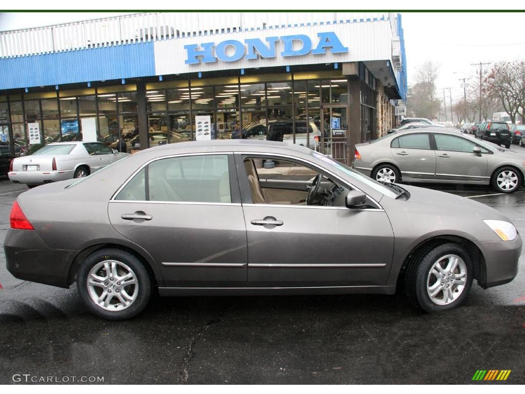 2007 Accord EX Sedan - Carbon Bronze Pearl / Ivory photo #4