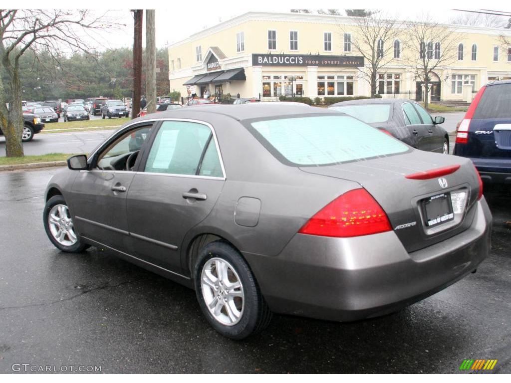 2007 Accord EX Sedan - Carbon Bronze Pearl / Ivory photo #8