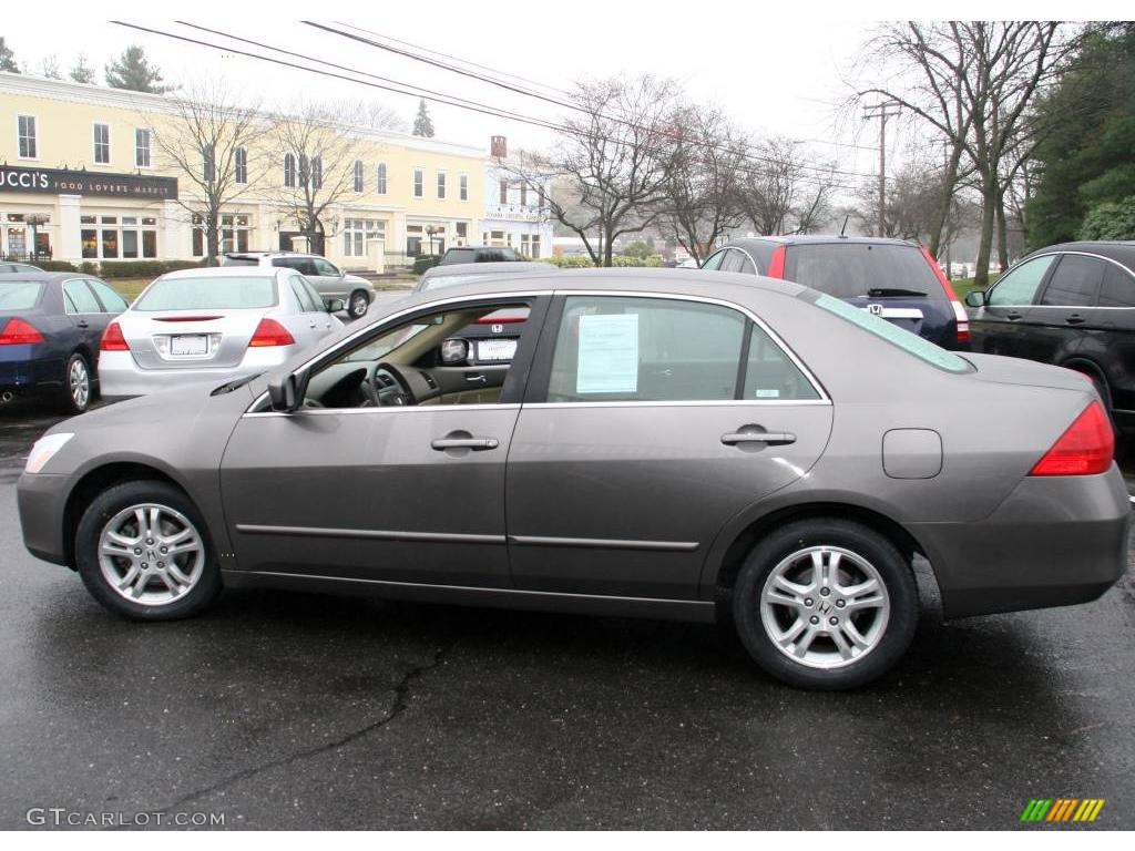 2007 Accord EX Sedan - Carbon Bronze Pearl / Ivory photo #9