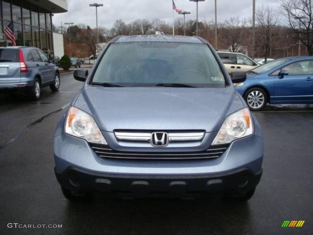 2007 CR-V EX 4WD - Glacier Blue Metallic / Gray photo #6
