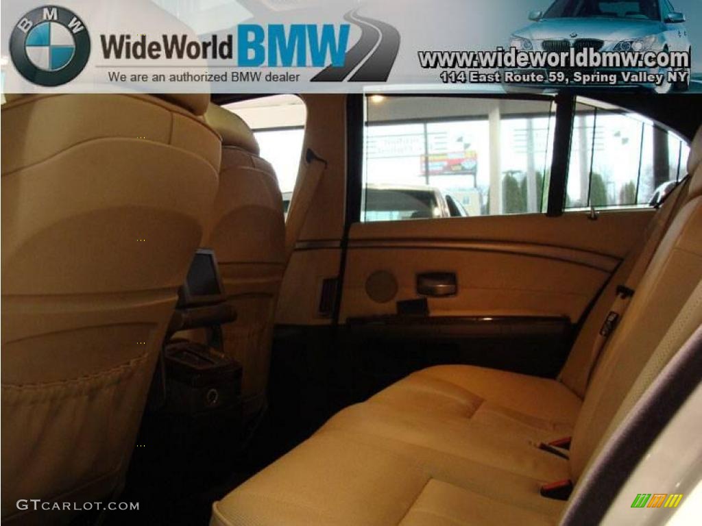 2007 7 Series 750i Sedan - Alpine White / Beige photo #6