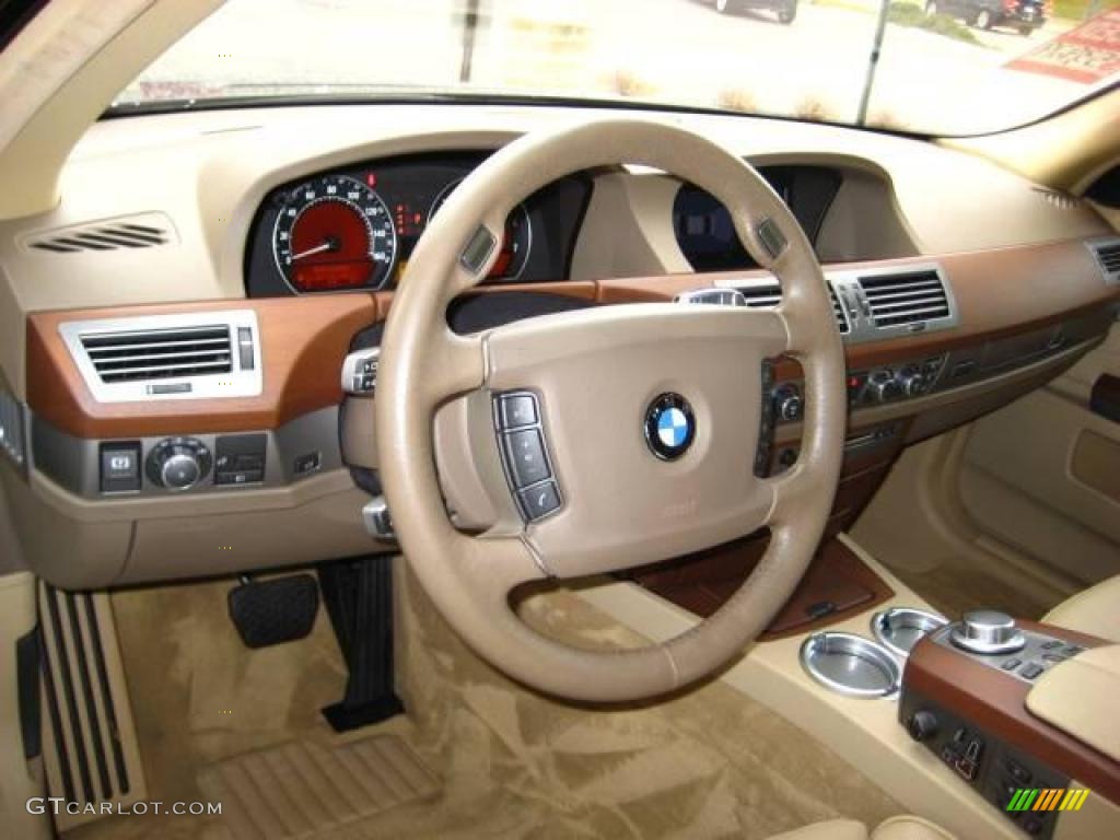 2007 7 Series 750Li Sedan - Black Sapphire Metallic / Beige photo #13