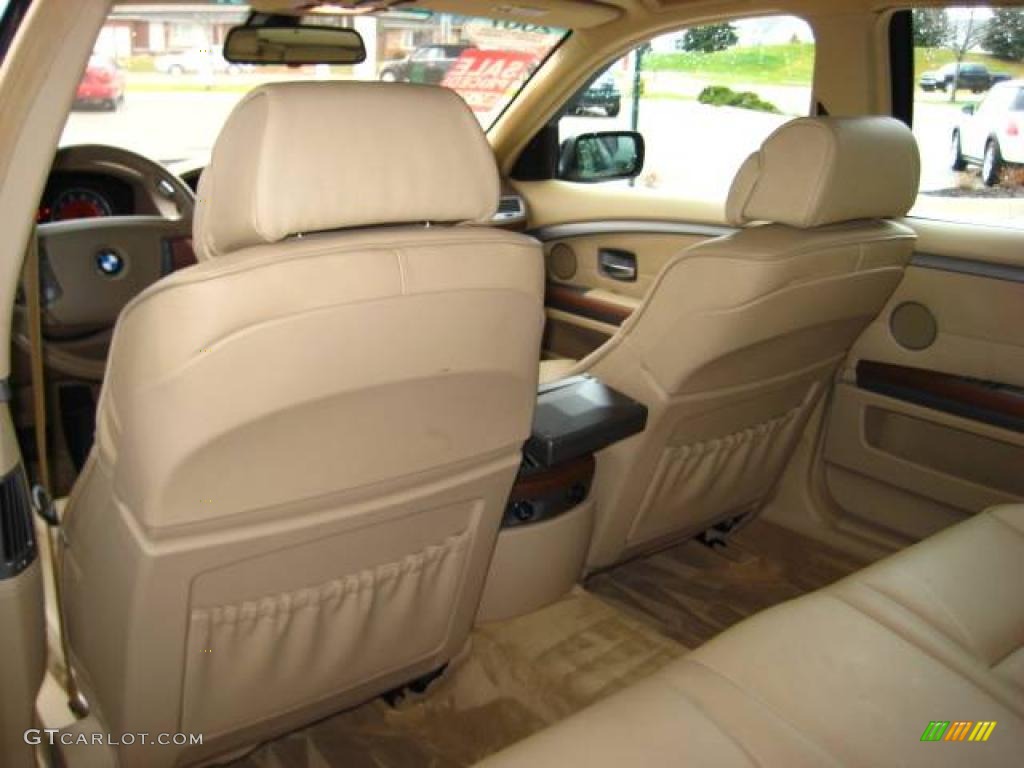 2007 7 Series 750Li Sedan - Black Sapphire Metallic / Beige photo #15