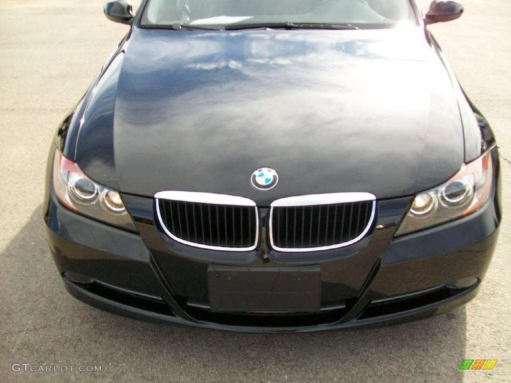 2008 3 Series 328i Sedan - Jet Black / Black photo #1