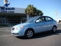 2008 Ice Blue Hyundai Accent GLS Sedan  photo #2