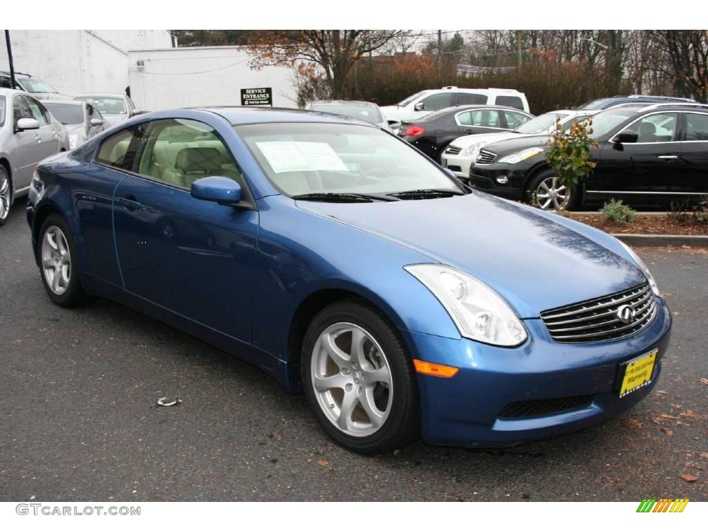 Athens Blue Pearl Metallic 2007 Infiniti G 35 Coupe Exterior Photo #22525508