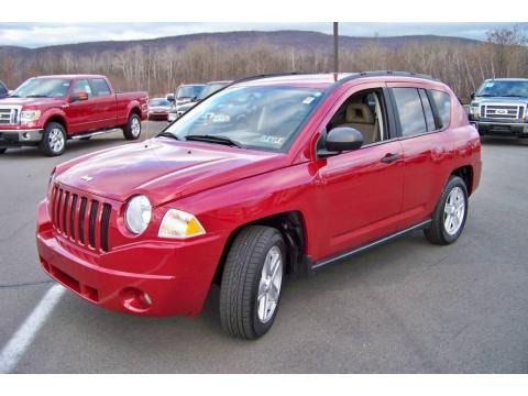 Jeep Compass Rallye Interior. 2007 Inferno Red Crystal Pearlcoat Jeep Compass Sport 4x4