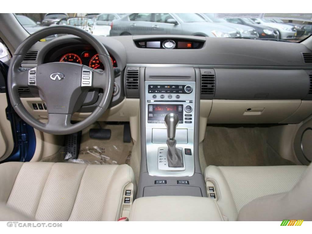 2007 Infiniti G 35 Coupe Wheat Beige Dashboard Photo #22525752