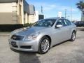 2008 Liquid Platinum Silver Infiniti G 35 Journey Sedan  photo #3