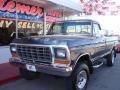 1979 Dark Blue Metallic Ford F250 Custom Regular Cab  photo #2