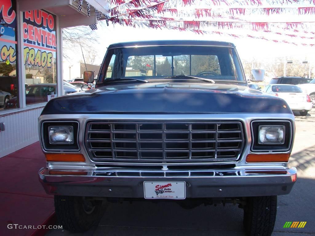 1979 F250 Custom Regular Cab - Dark Blue Metallic / Blue photo #3