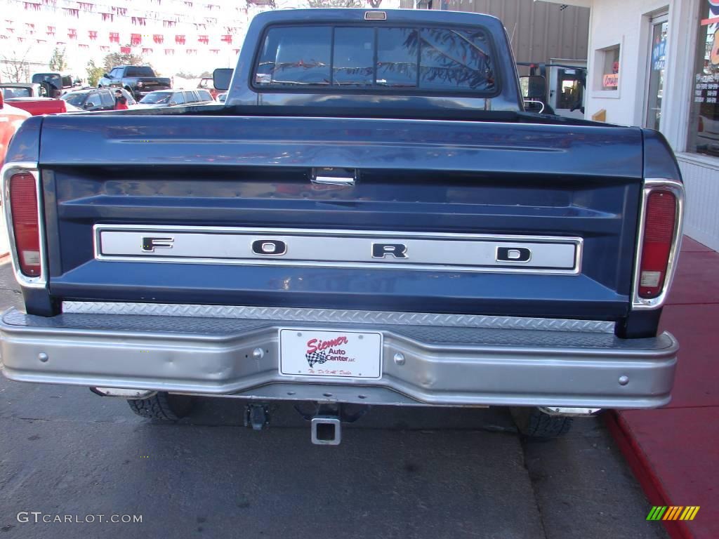 1979 F250 Custom Regular Cab - Dark Blue Metallic / Blue photo #6