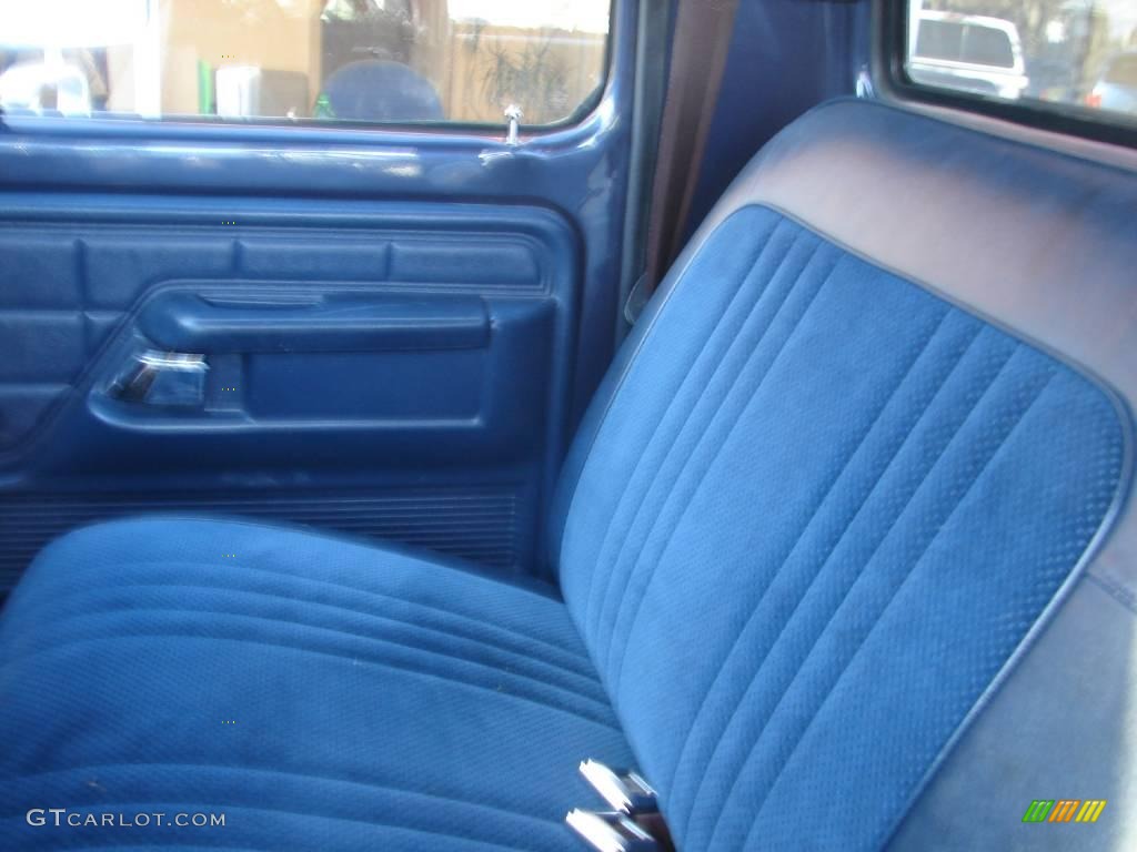 1979 F250 Custom Regular Cab - Dark Blue Metallic / Blue photo #7