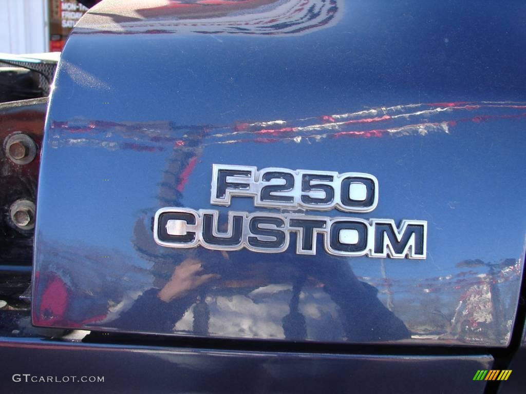1979 F250 Custom Regular Cab - Dark Blue Metallic / Blue photo #13