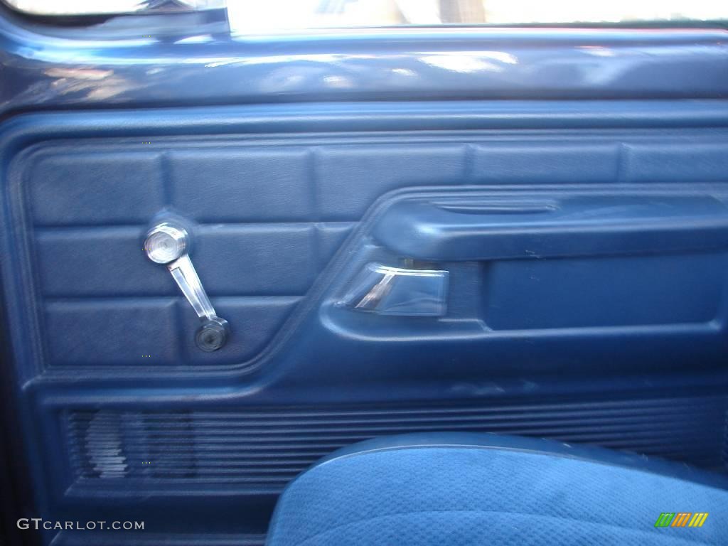 1979 F250 Custom Regular Cab - Dark Blue Metallic / Blue photo #26
