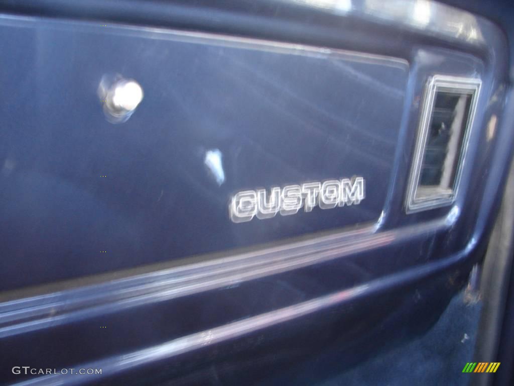 1979 F250 Custom Regular Cab - Dark Blue Metallic / Blue photo #27