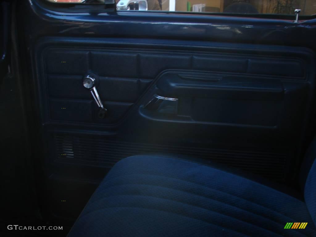 1979 F250 Custom Regular Cab - Dark Blue Metallic / Blue photo #29