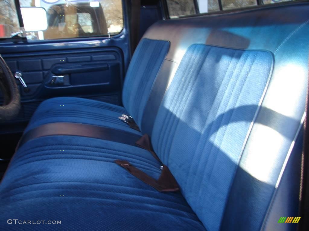 1979 F250 Custom Regular Cab - Dark Blue Metallic / Blue photo #39
