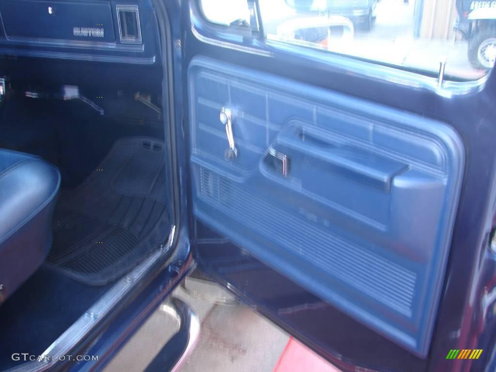 1979 F250 Custom Regular Cab - Dark Blue Metallic / Blue photo #48