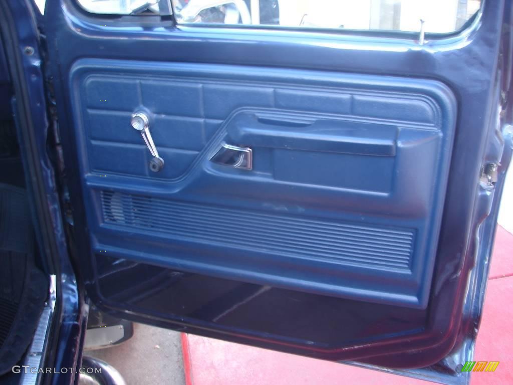 1979 F250 Custom Regular Cab - Dark Blue Metallic / Blue photo #49