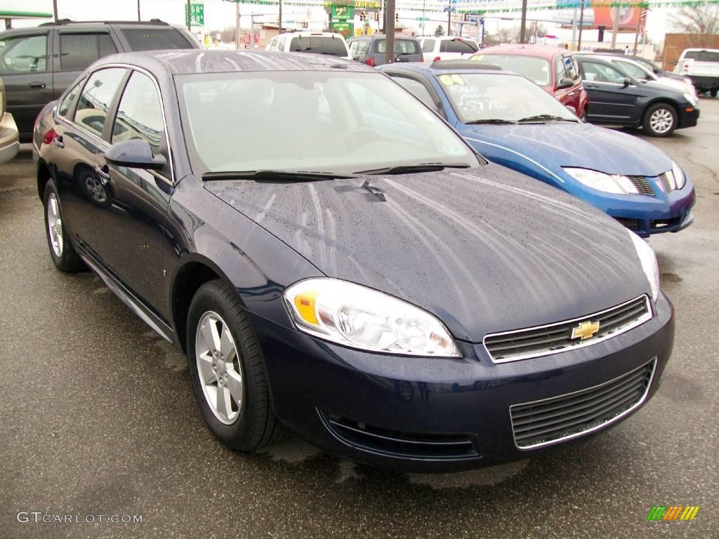 2009 Impala LT - Imperial Blue Metallic / Ebony photo #8