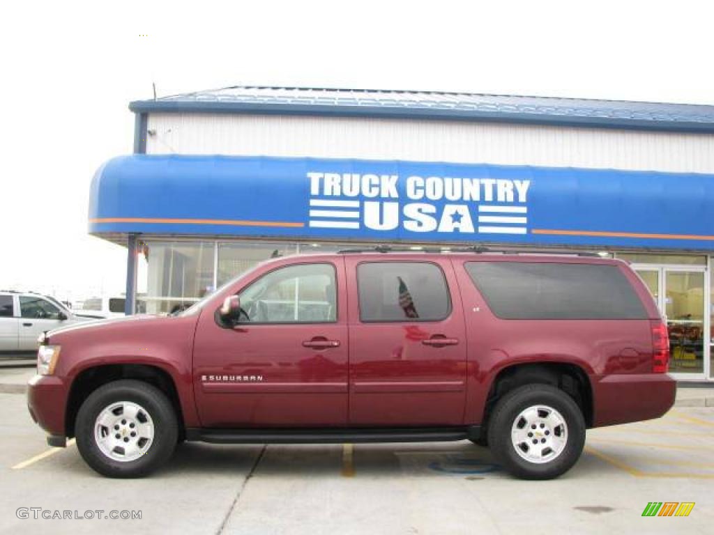 Dark Cherry Metallic Chevrolet Suburban