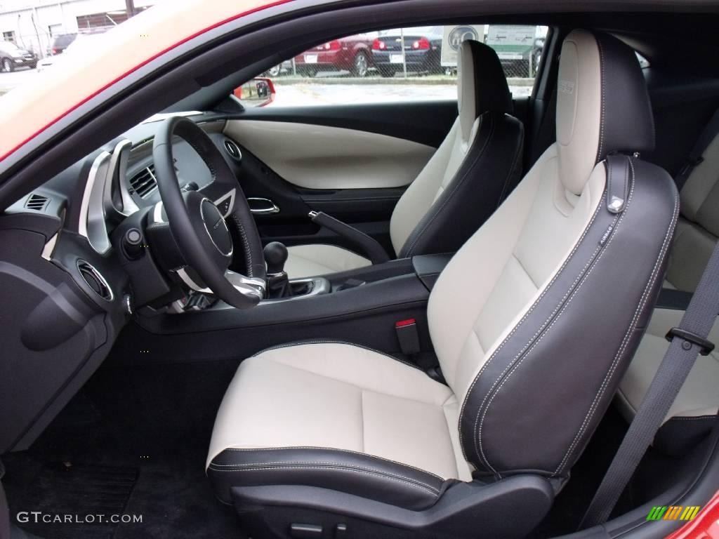 2010 Camaro SS/RS Coupe - Inferno Orange Metallic / Beige photo #11