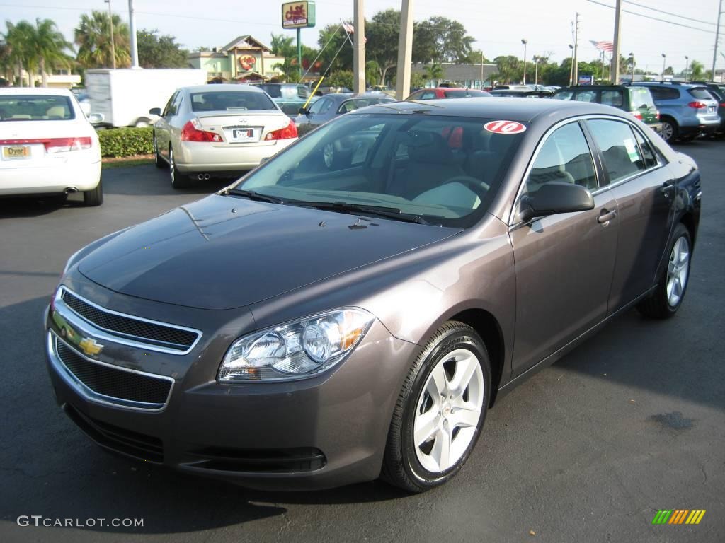2010 Malibu LS Sedan - Taupe Gray Metallic / Titanium photo #1