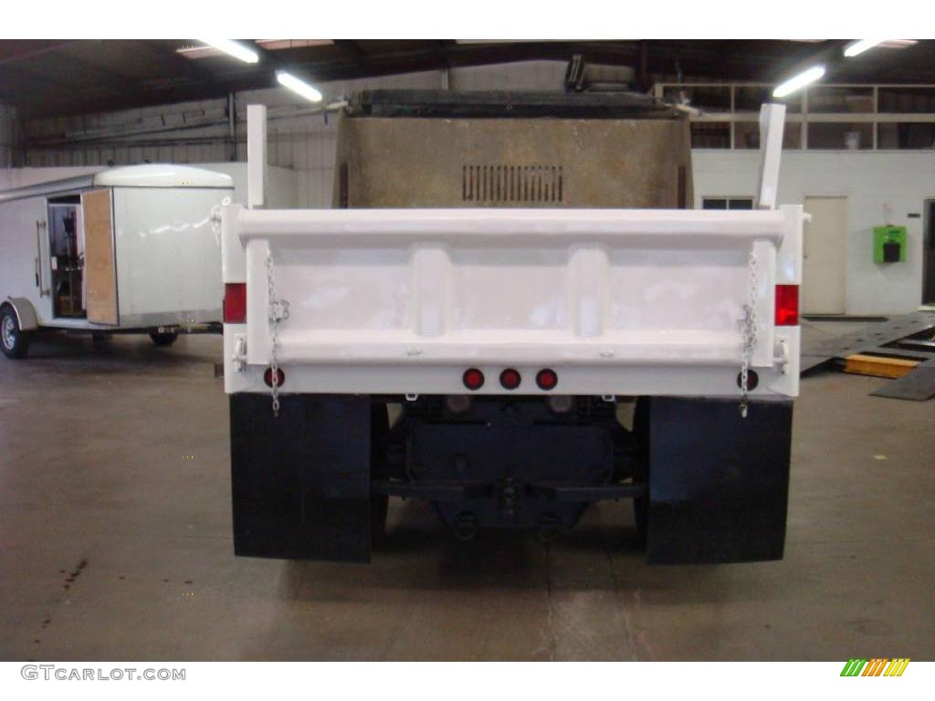 2004 C Series Kodiak C4500 Crew Cab Utility Dump Truck - Summit White / Black photo #8