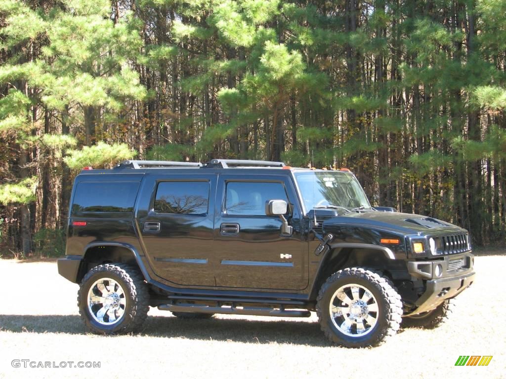 2005 H2 SUV - Black / Wheat photo #5