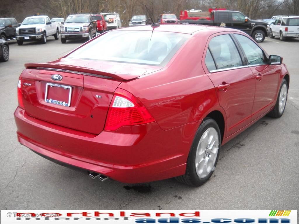 2010 Fusion SE - Sangria Red Metallic / Medium Light Stone photo #6