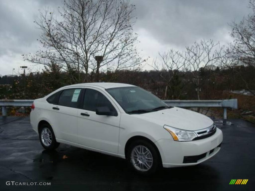 White Suede Ford Focus