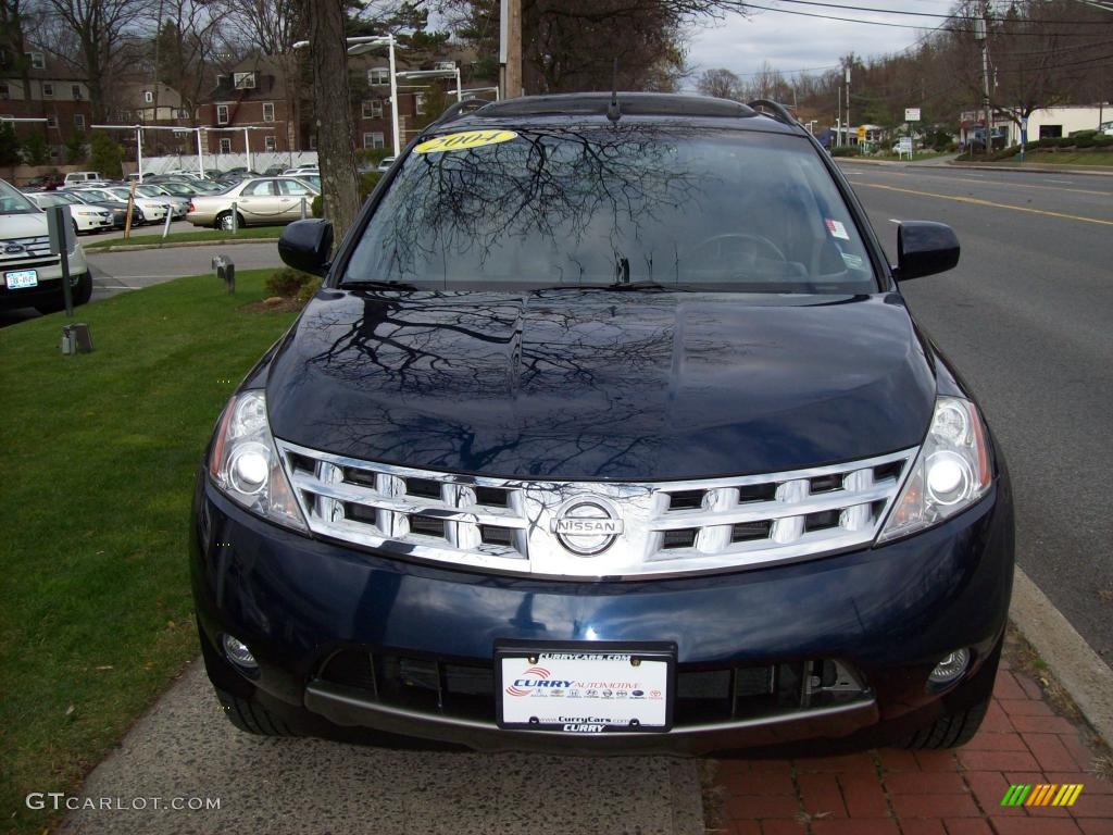 2004 Murano SL AWD - Midnight Blue Pearl / Charcoal photo #3