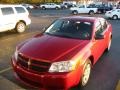 2010 Inferno Red Crystal Pearl Dodge Avenger SXT  photo #1