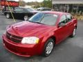 2010 Inferno Red Crystal Pearl Dodge Avenger SXT  photo #13