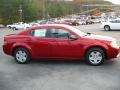 2010 Inferno Red Crystal Pearl Dodge Avenger SXT  photo #15