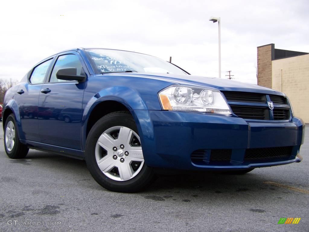 2010 Avenger SXT - Deep Water Blue Pearl / Dark Slate Gray photo #1